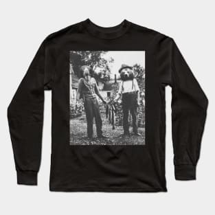 Bears Fishing "Fishing Trip" Art by Cult Class Long Sleeve T-Shirt